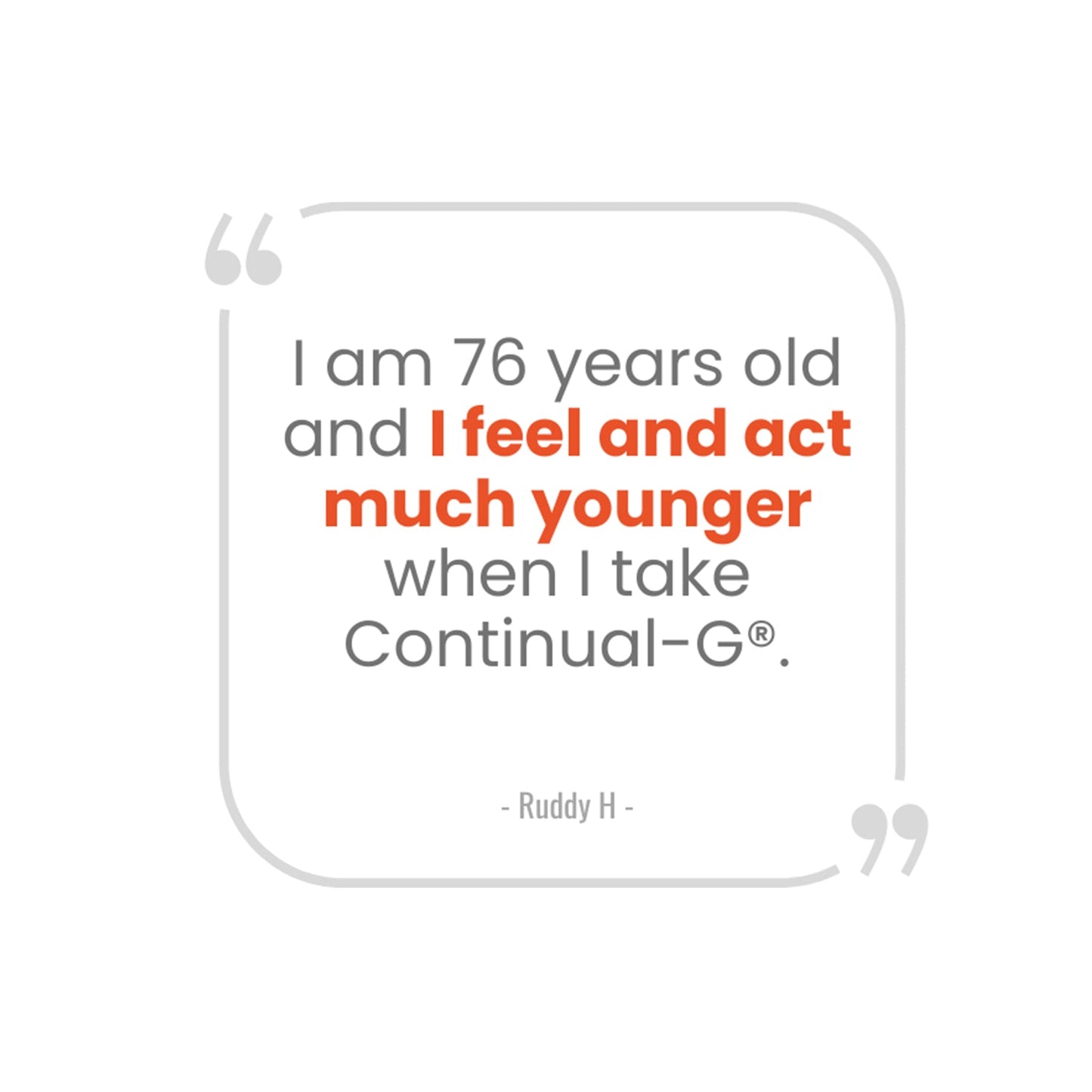 Continual-G Testimonial